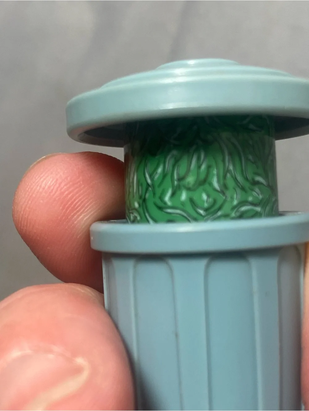 Vintage 1970s Fisher-Price Sesame Street Oscar The Grouch Little People Muppets
